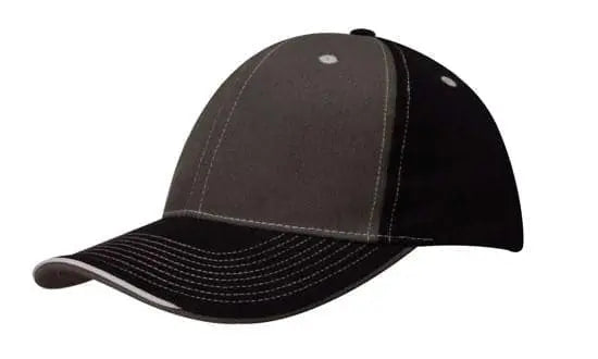 Headwear 2 Tone With Sandwich Lip Cap X12 - 4053 - City Workwear